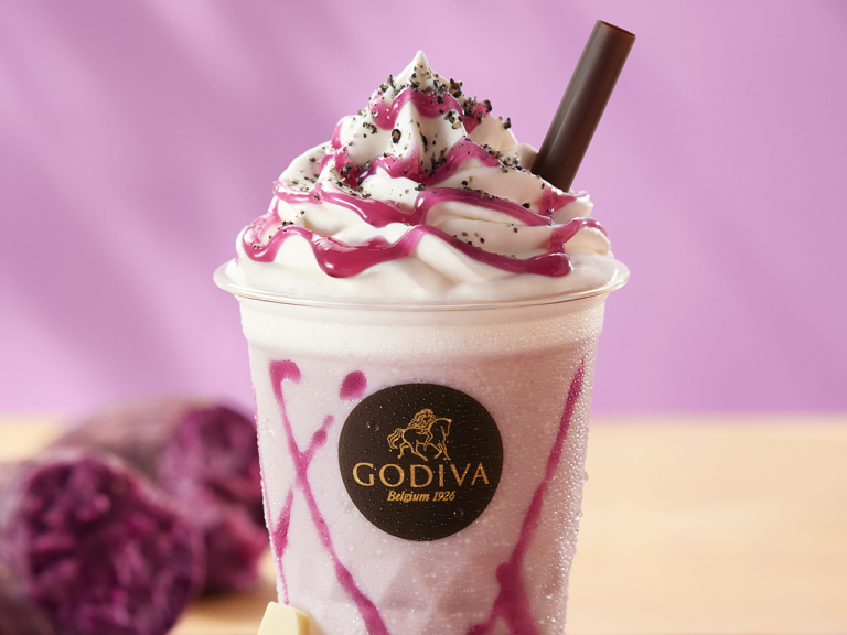 Godiva Japan’s beverage tour of regional tastes continues with Okinawa purple sweet potato