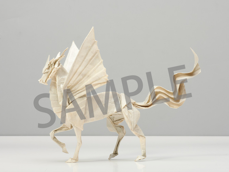 Japanese book details some of the world’s hardest origami models including 266-fold ‘winged qilin’