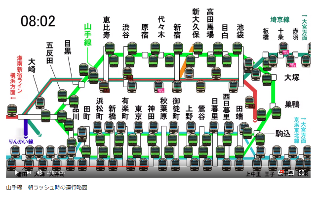Animation Shows Unbelievable Amount of Trains That Run During Tokyo’s Manic Rush Hour