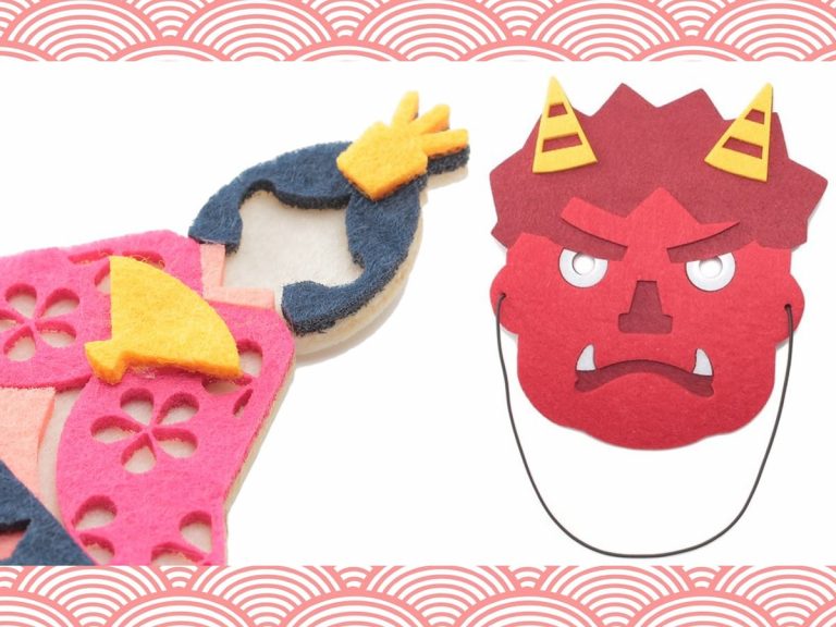 Festive felt decorations let you celebrate Girl’s Day and Setsubun at home
