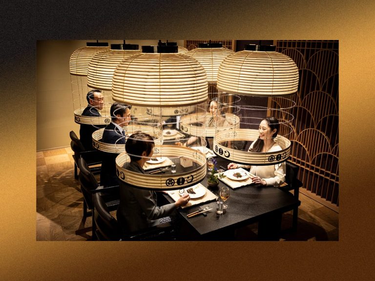 Traditional Japanese & sci-fi aesthetics merge at HOSHINOYA Tokyo’s ‘Lantern Dining Experience’