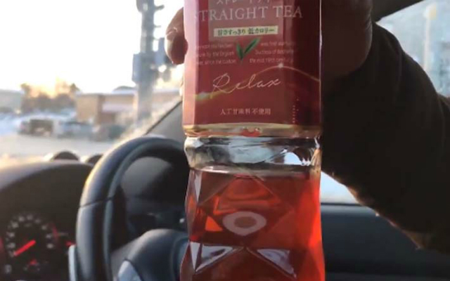 Instant Iced Tea Trick Shows You Should Never Underestimate Hokkaido Winter