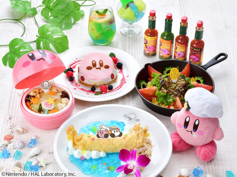 Kirby Cafe’s summer menu returns to Japan with Kirby burgers, Gem Apple desserts and more