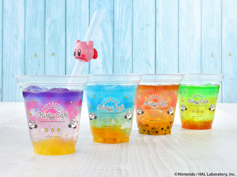 Kirby will help you suck up these boba drinks inspired by different game levels at Japan’s Kirby Store