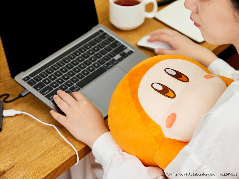 Waddle Dee heated plushie is here to be your toasty companion while working on the computer