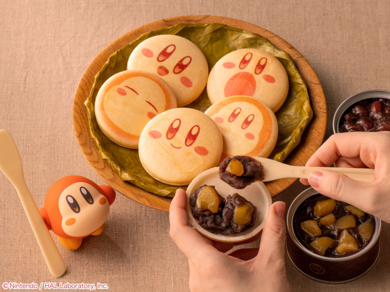 Create your own autumn wagashi Kirby with traditional Japanese sweets DIY kit