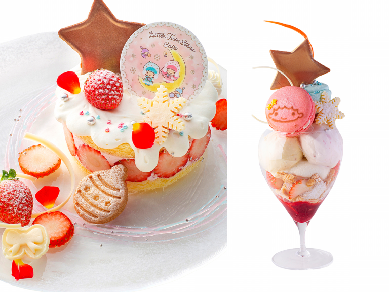 Japan’s Little Twin Stars festive collab bakery is full of adorable pastel desserts for winter