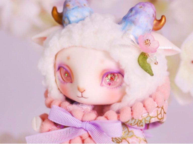 Beautifully crafted and very limited Fuwafuwa Lorenz doll released to celebrate spring