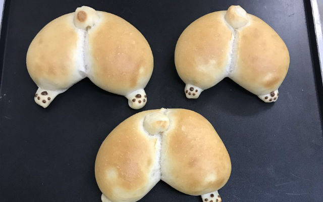 Japanese Bakery Cooks Up Adorable Corgi Butt Bread