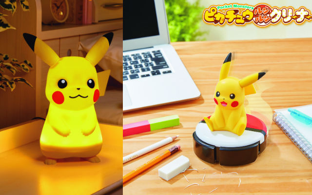 Squishy, Talkative, And Responsive Pikachu Light And Table Top Cleaner Are Your New Best Pokémon Friends