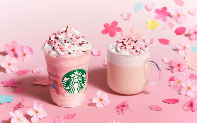 Starbucks Japan Announces First Sakura Frappuccino And Latte Of Cherry Blossom Season