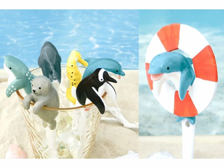 Add some aquatic adorableness to your drink with these sea animal spoons