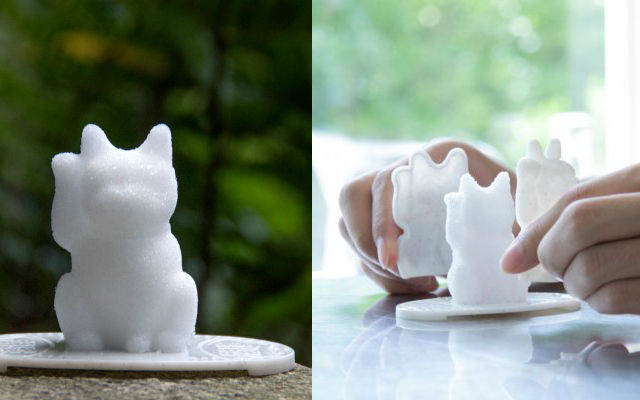 New Maneki Neko Cat Molds Give Your Dinner Table Feline Fortune Sculptures
