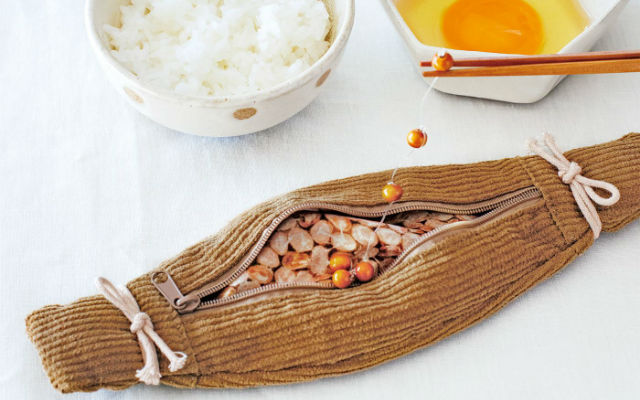 Keep your stationery sticky and slimy with natto pen cases