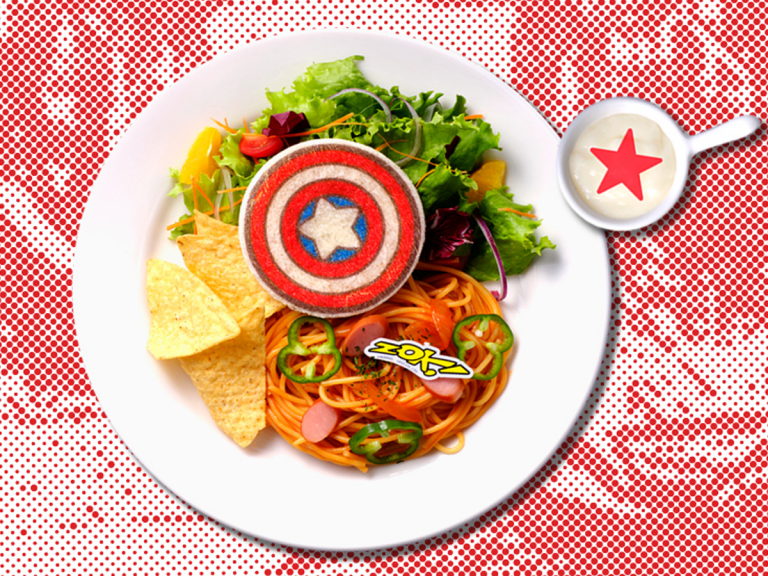 Eat Thor’s hammer, Captain America’s shield and other superhero dishes at Japan’s Marvel Cafe