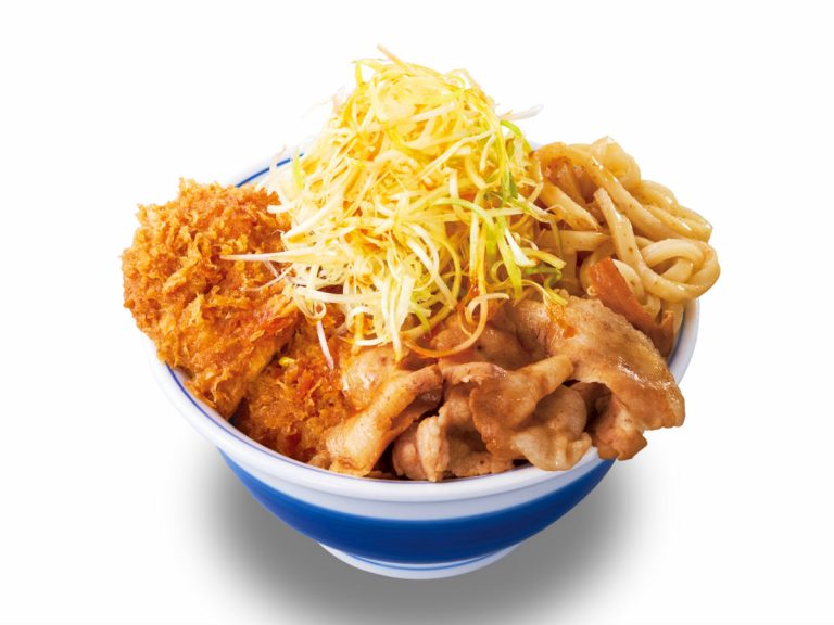 Japanese chain’s new “meaty udon chicken katsu bowls” double the meat and carbs