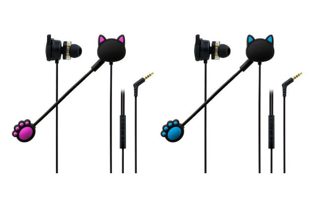 Purr Your Way To Victory With Cat-Themed Gaming Earphones and Speaker Set