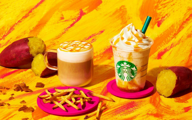Starbucks Japan Adds Fall Flavor With Golden Sweet Potato Frappuccino And Macchiato