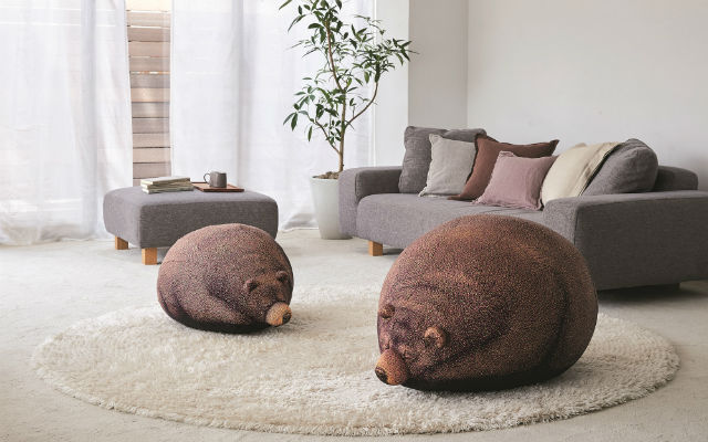 Giant Realistic Bear Cushions Are Here For You To Cuddle With