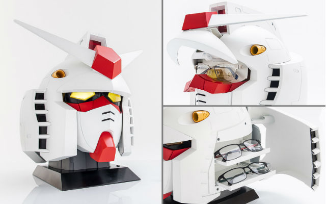 New Mobile Suit Gundam Glasses Have A Giant Head To Store Them In