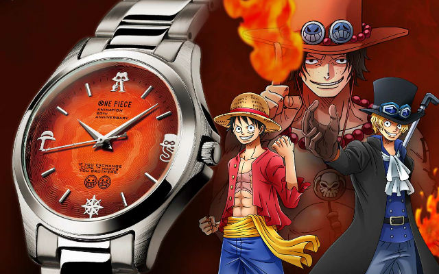 Set Time On Fire With New Premium Luffy Ace And Sabo One Piece Watches Grape Japan