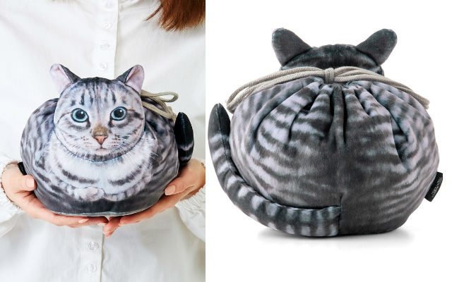Super Round “Sitting Cat Pose” Bags Only Get Cuter As You Pack Them Full