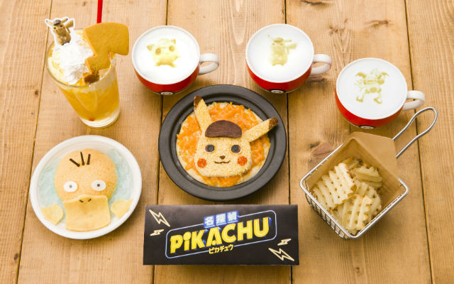 Pokémon Cafe Releases Detective Pikachu Themed Menu And Movie Latte Art