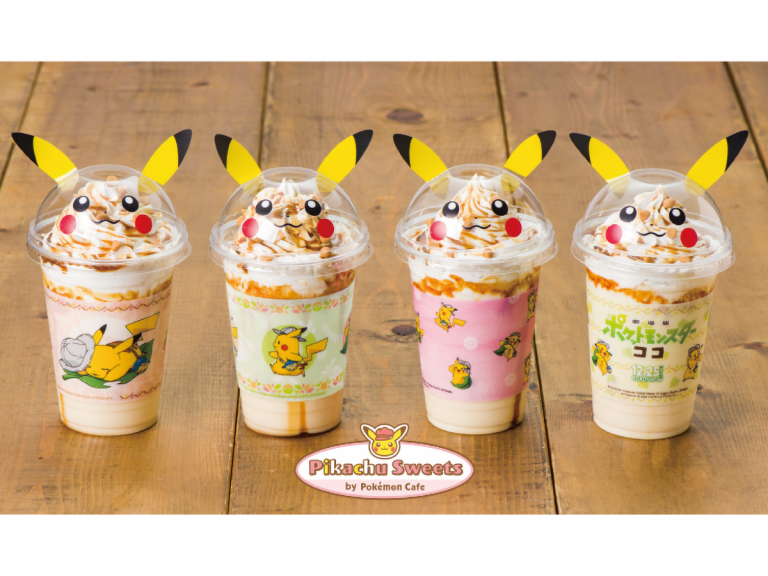 Pikachu Sweets reveal cute Pokemon pudding frappes to attack fans’ tastebuds with electric sweetness