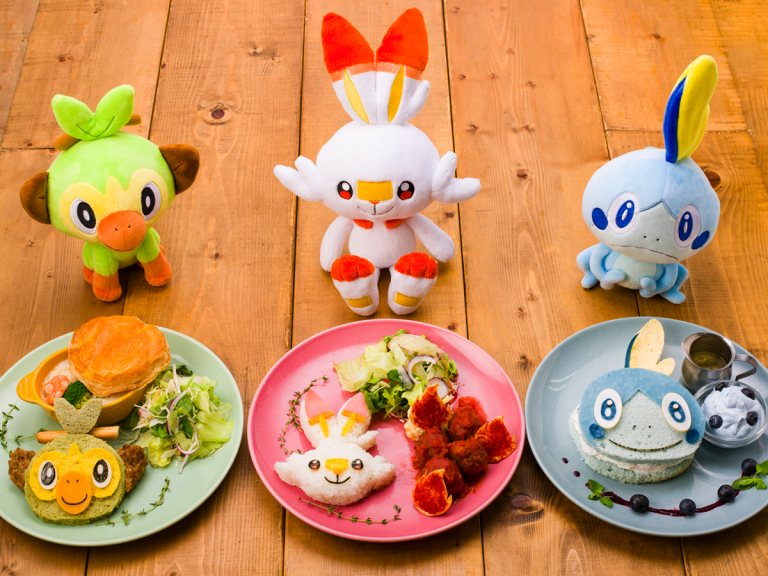 Japan’s Pokemon Cafes Celebrate Sword and Shield Release with Awesome New Starter Dishes