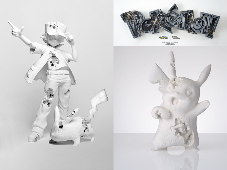 Relics of Kanto Through Time exhibition showcases $3000 Crystalized Pikachu by Daniel Arsham in Tokyo