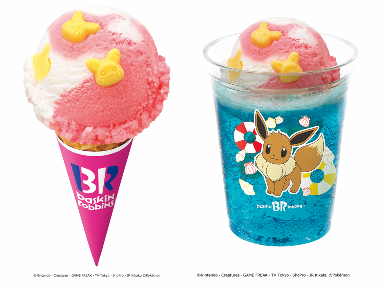 Baskin Robbins Japan’s Pokemon summer lineup returns with new Pikachu and Eevee treats