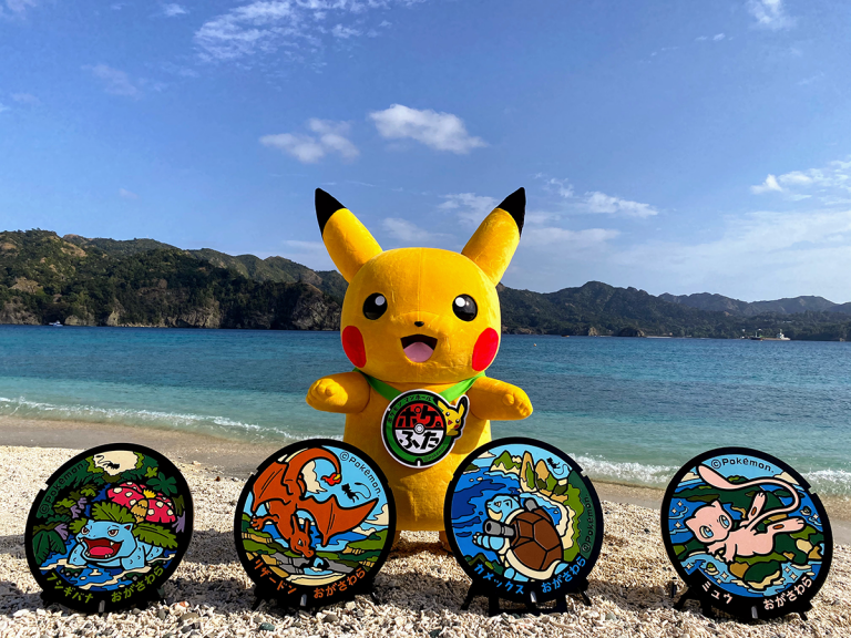Japan’s first ever Mew manhole cover plus more Pokemon landing at a secluded Tokyo island