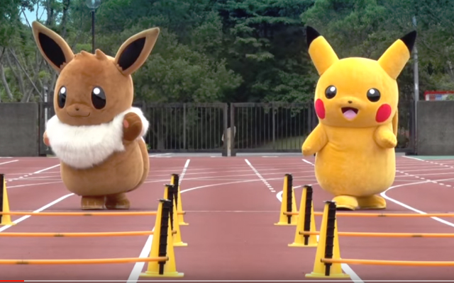 Watch Eevee Take On Pikachu in Pokemon Sports Day