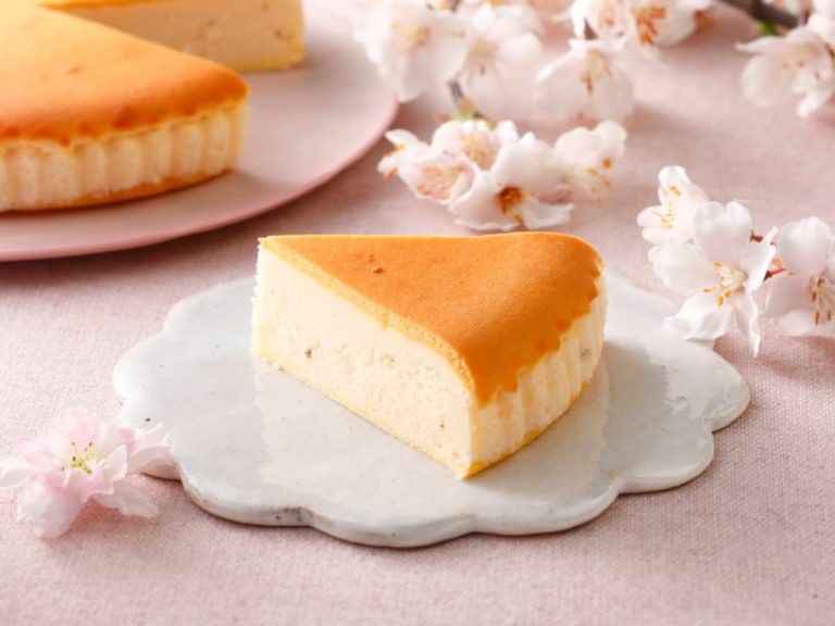 Cherry blossom-flavored cheesecake gives you a sweet taste of spring in Japan
