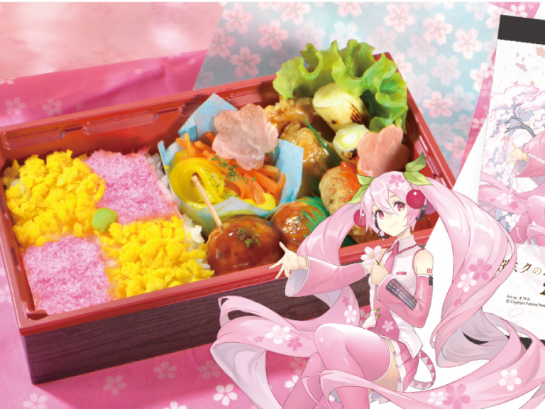 Hatsune Miku’s cherry blossom cafe has sakura bento boxes and cute desserts straight out of a spring anime