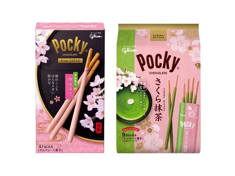 Glico brings back sakura and sakura-matcha Pocky flavors for an early taste of spring