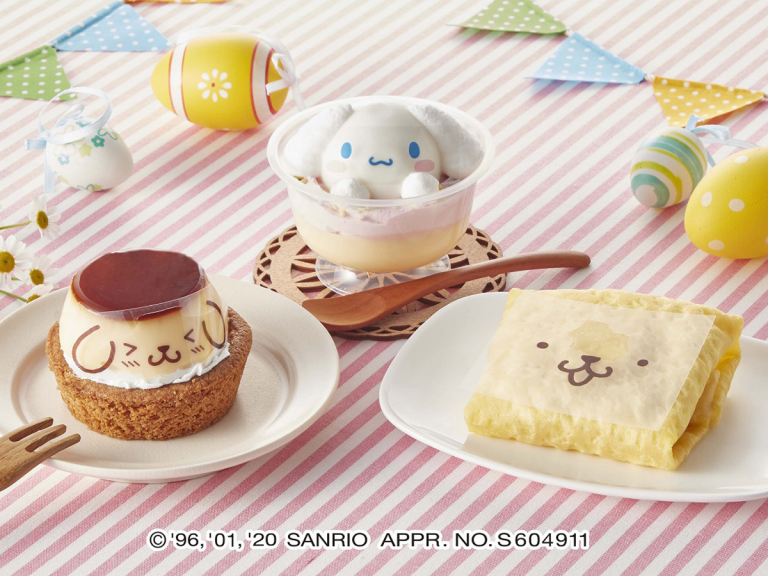 Super cute Pompompurin and Cinnamoroll-shaped Sanrio desserts coming to Japanese convenience stores
