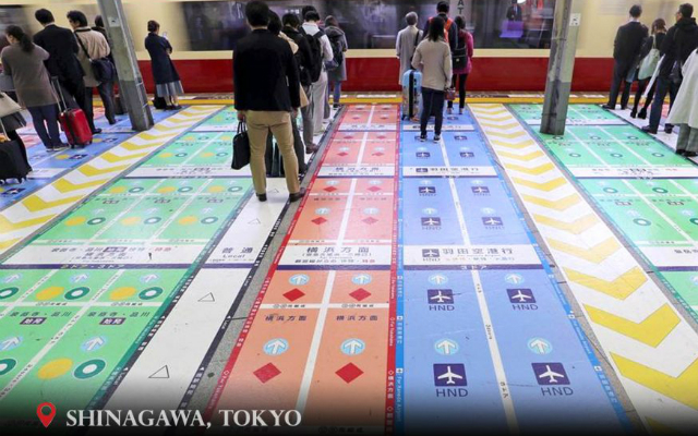 [Hidden Wonders of Japan] This is How They Line Up at Shinagawa Station