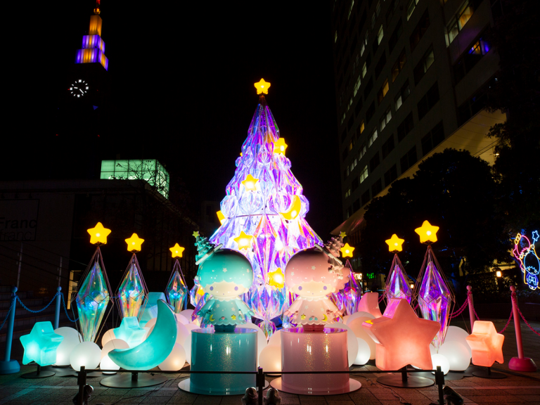 Tokyo’s Little Twin Stars Christmas wonderland takes over Shinjuku with pastel festive magic