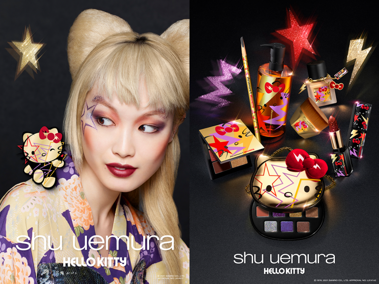 Shu Uemura reveals awaited holiday makeup collection collaboration with Hello Kitty