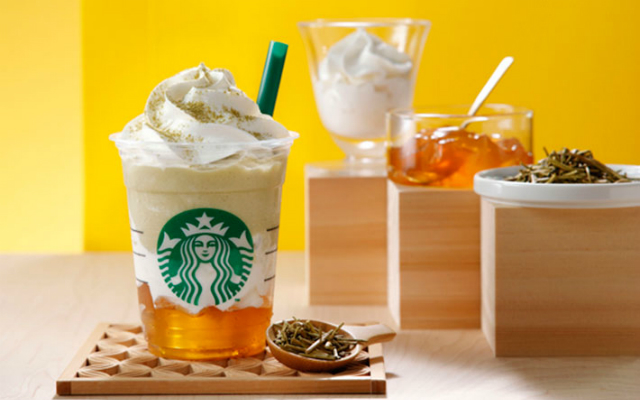 Starbucks Launch Japan Wonder Project Starting with Roasted Green Tea Frappucino