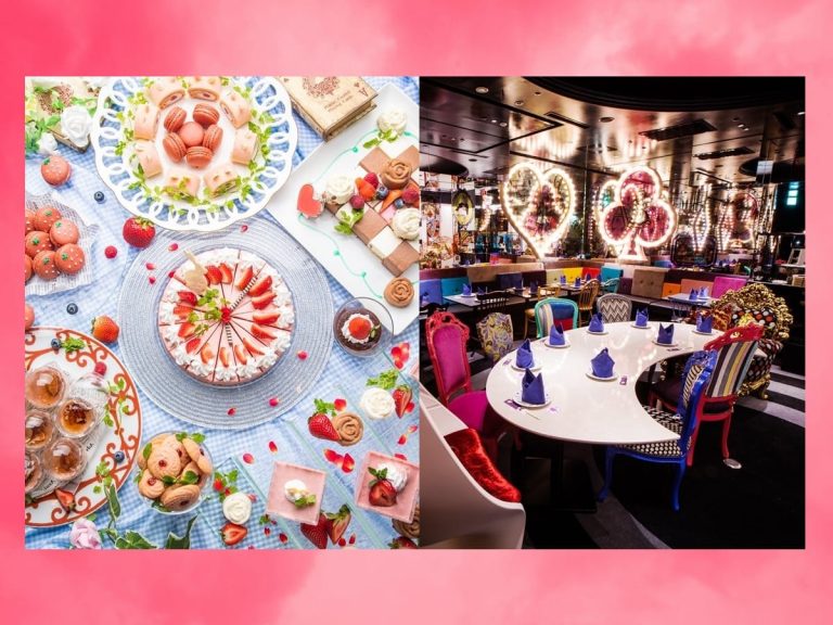 Alice in Wonderland-themed restaurant in Osaka takes you to a fantastical strawberry feast