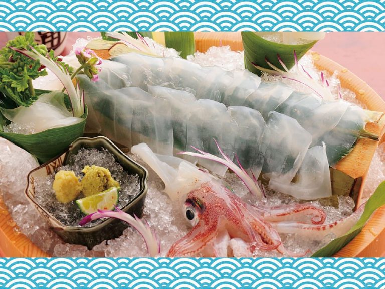 Torahachi Shoten, famous for “swimming squid” live sashimi & seared bonito, opens Umeda store