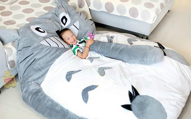 Fall Asleep on Totoro’s Soft Belly Every Night With This Totoro Bed