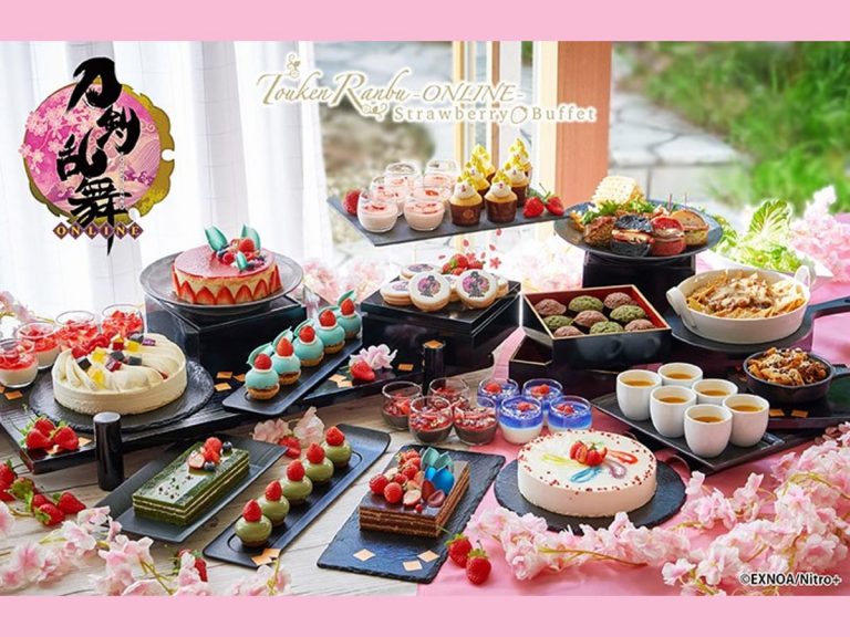 This Touken Ranbu-themed buffet in Tokyo is for fans who want unlimited strawberry sweets
