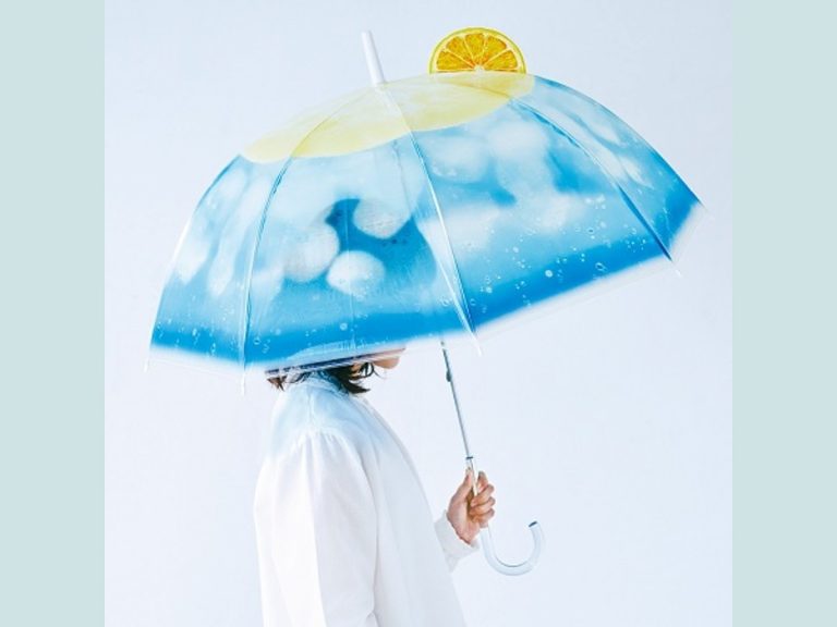 Ward off rain and sun with refreshing Japanese retro cream soda umbrellas