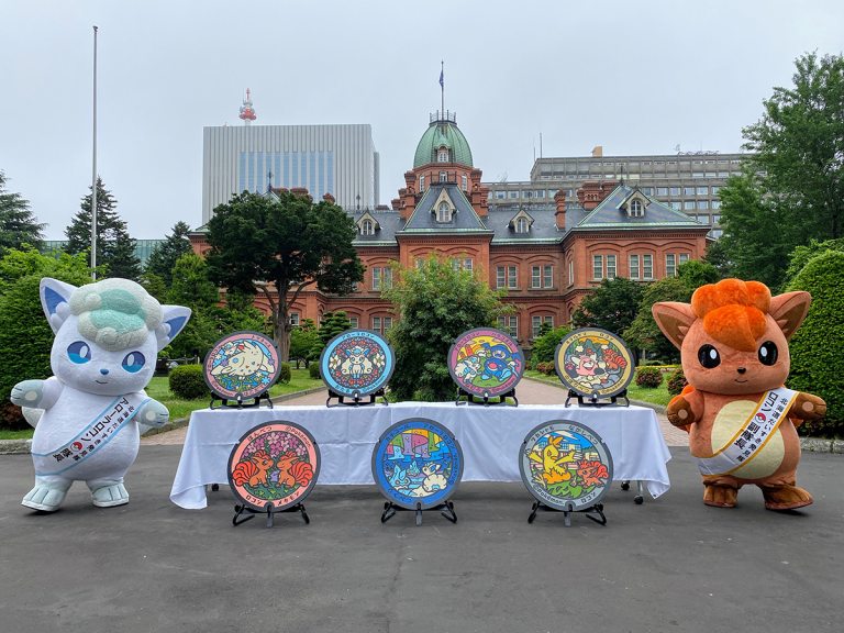 Vulpix appears on even more awesome Pokemon manhole covers in Hokkaido
