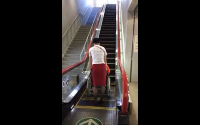 Watch an Escalator in Japan Transform into a Wheelchair Lift