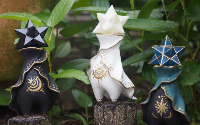 Japanese artist crafts mysterious “children of the stars” lamps with out of this world cuteness