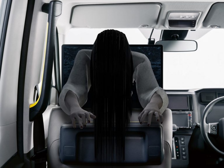 Tokyo taxi service gives terrifying rides with Sadako from The Ring this Halloween